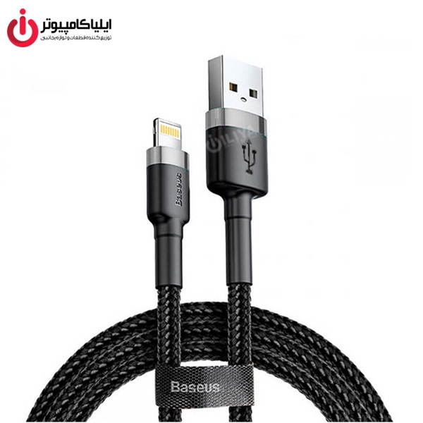 کابل کنفی پارچه ای فست شارژ Lightning بیسوس مدل Cafule CALKLF-CG1 به طول 2 متر