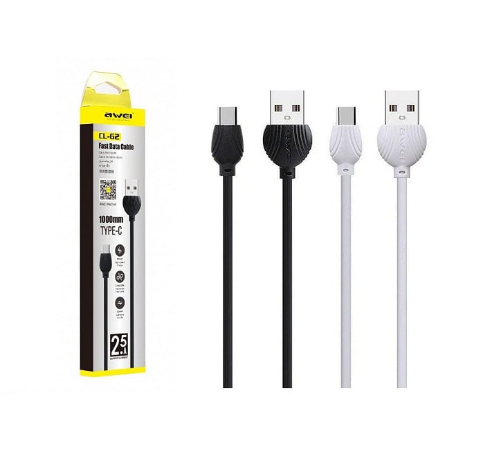 کابل شارژ تایپ سی AWEI CL-62 1M - یاسین کامپیوتر
