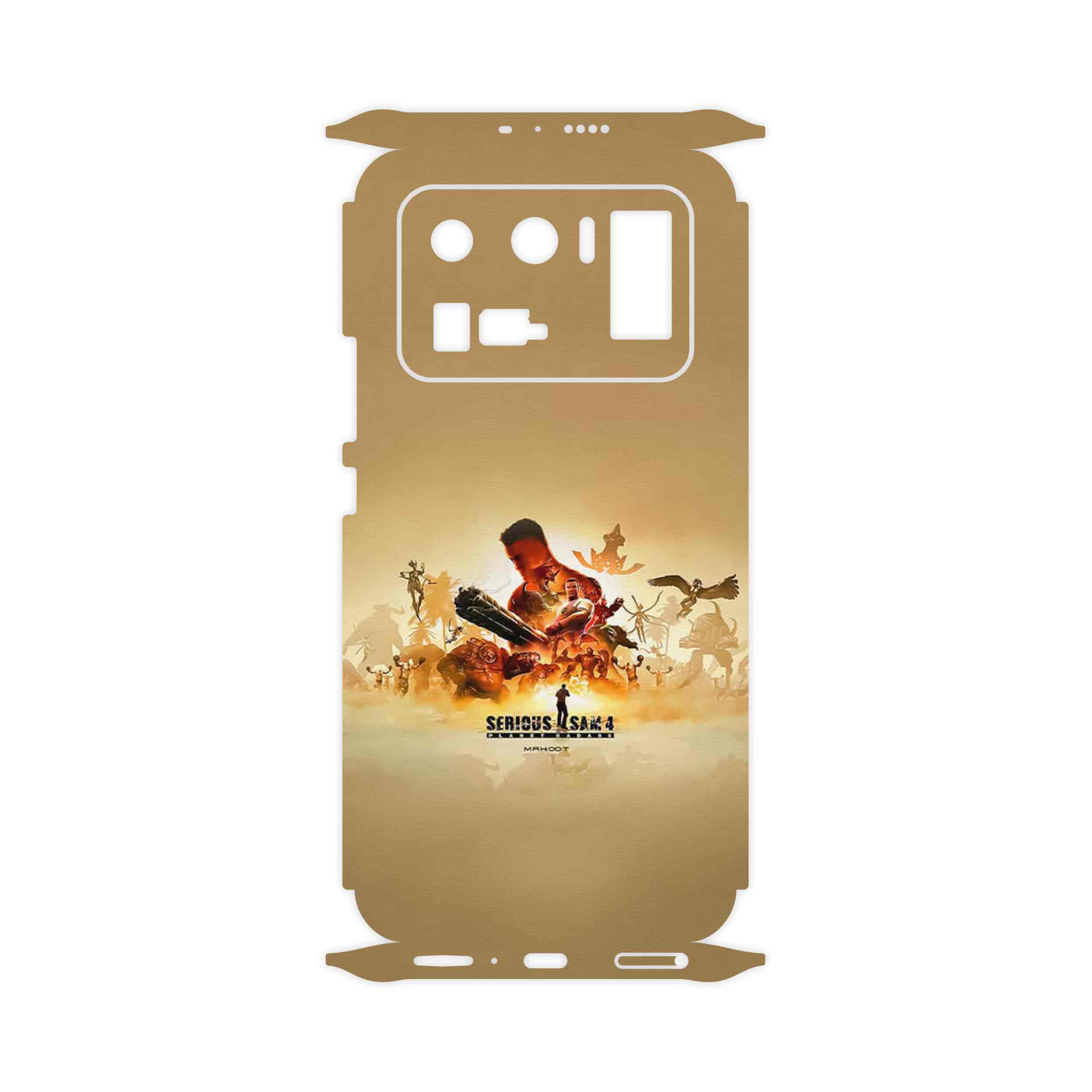 برچسب پوششی ماهوت مدل Serious Sam Game Series-FullSkin مناسب برای گوشی موبایل شیائومی Mi 11 Ultra