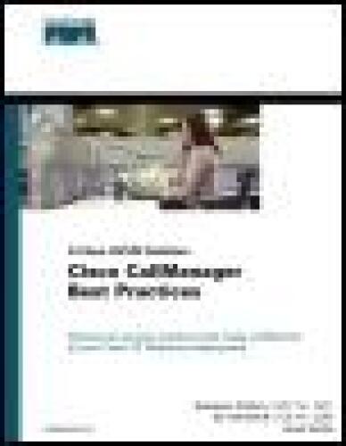 خرید و دانلود نسخه کامل کتاب Cisco callmanager best practices