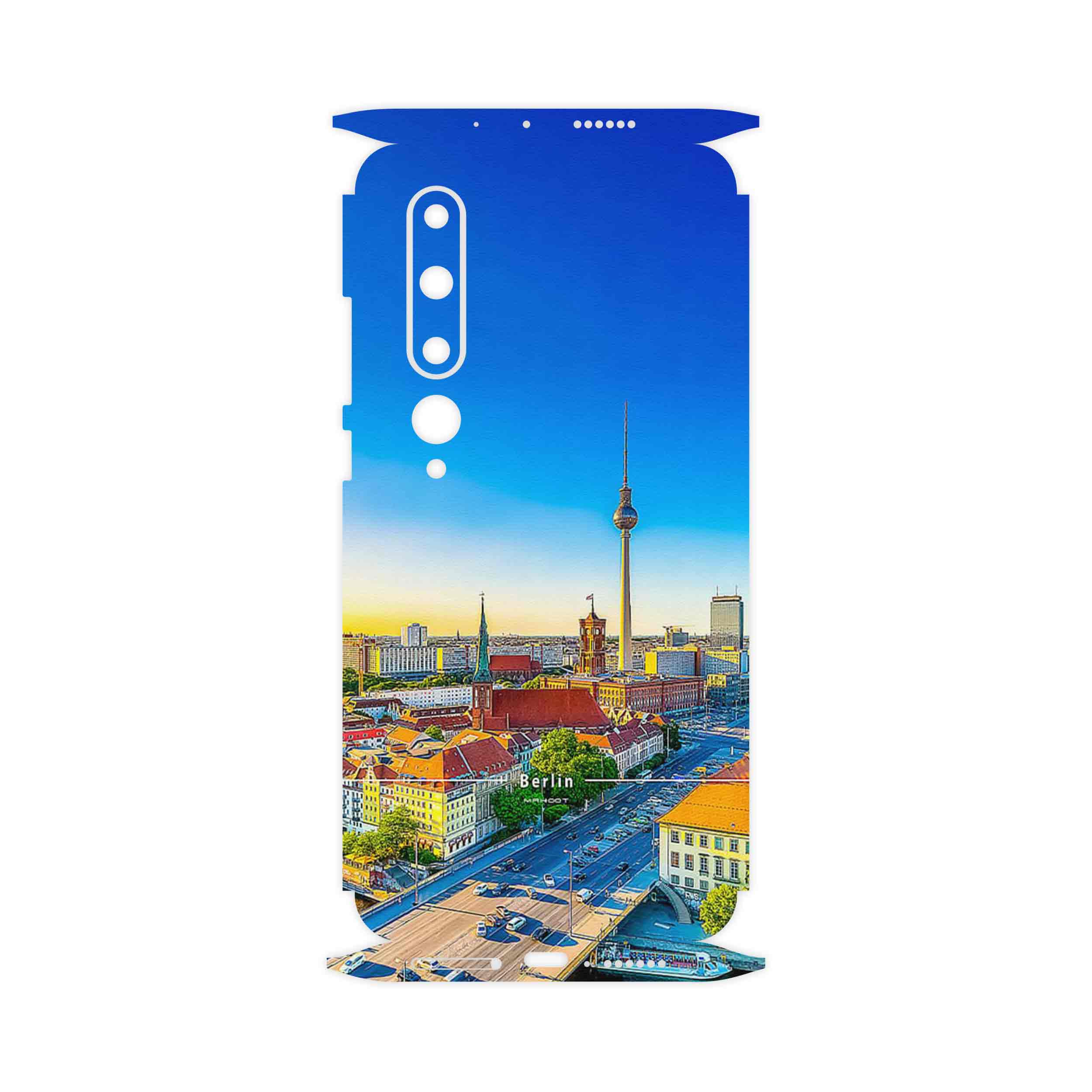 برچسب پوششی ماهوت مدل City of Berlin-FullSkin مناسب برای گوشی موبایل شیائومی Mi 10 5G