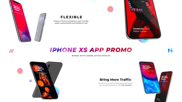 دانلود Phone XS App Promo – پروژه تبلیغ اپلیکیشن افتر افکت