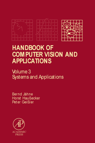 خرید و دانلود نسخه کامل کتاب Handbook of Computer Vision and Applications, V3