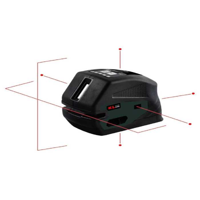 دستگاه اندازه گیری لیزری فاصله لیزر عمودی افقی و Dot حرفه ای Kllzr232 اتوماتیک KLPRO