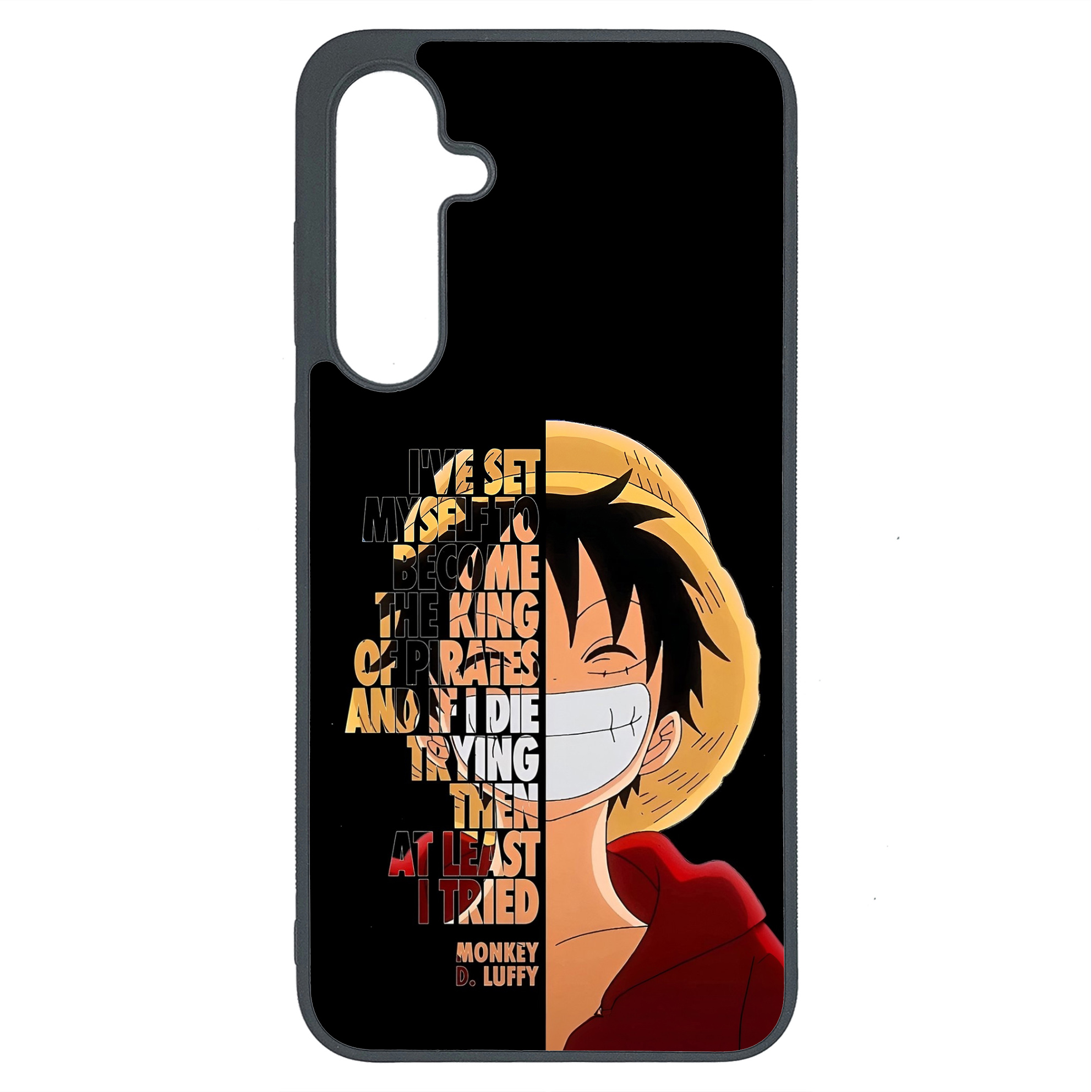 کاور طرح انیمه لوفی کد G-225 مناسب برای گوشی موبایل سامسونگ Galaxy A35 | دیجی قاب دونی