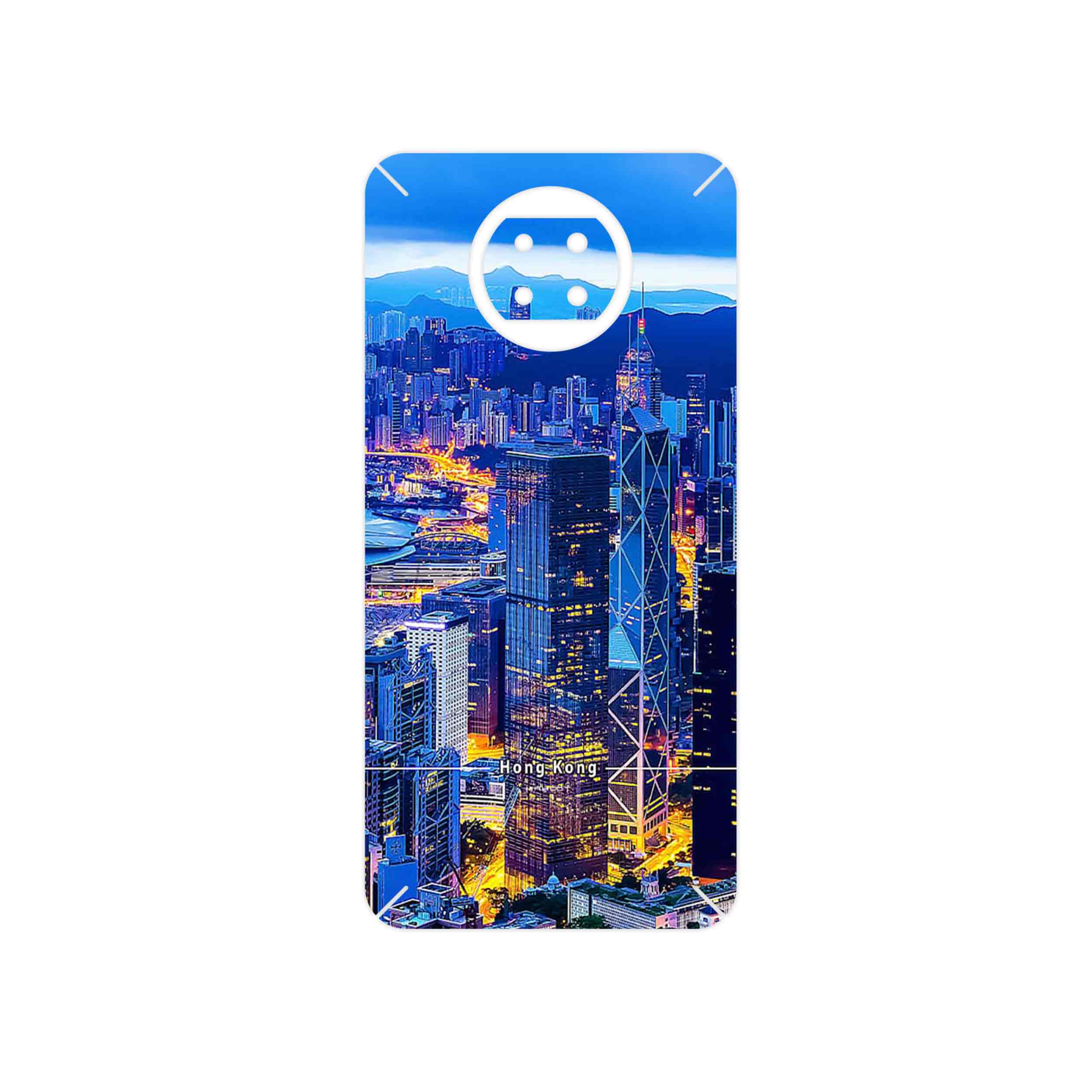 برچسب پوششی ماهوت مدل Hong Kong City مناسب برای گوشی موبایل شیائومی Redmi Note 9T