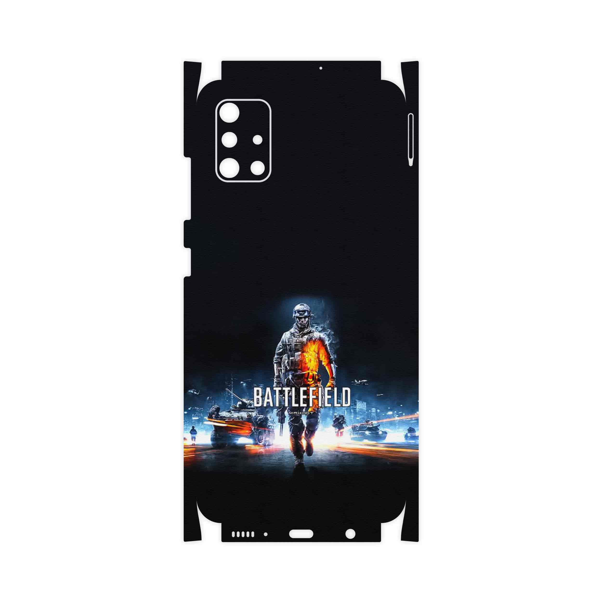 برچسب پوششی ماهوت مدل Battlefield Game Series-FullSkin مناسب برای گوشی موبایل سامسونگ Galaxy A51