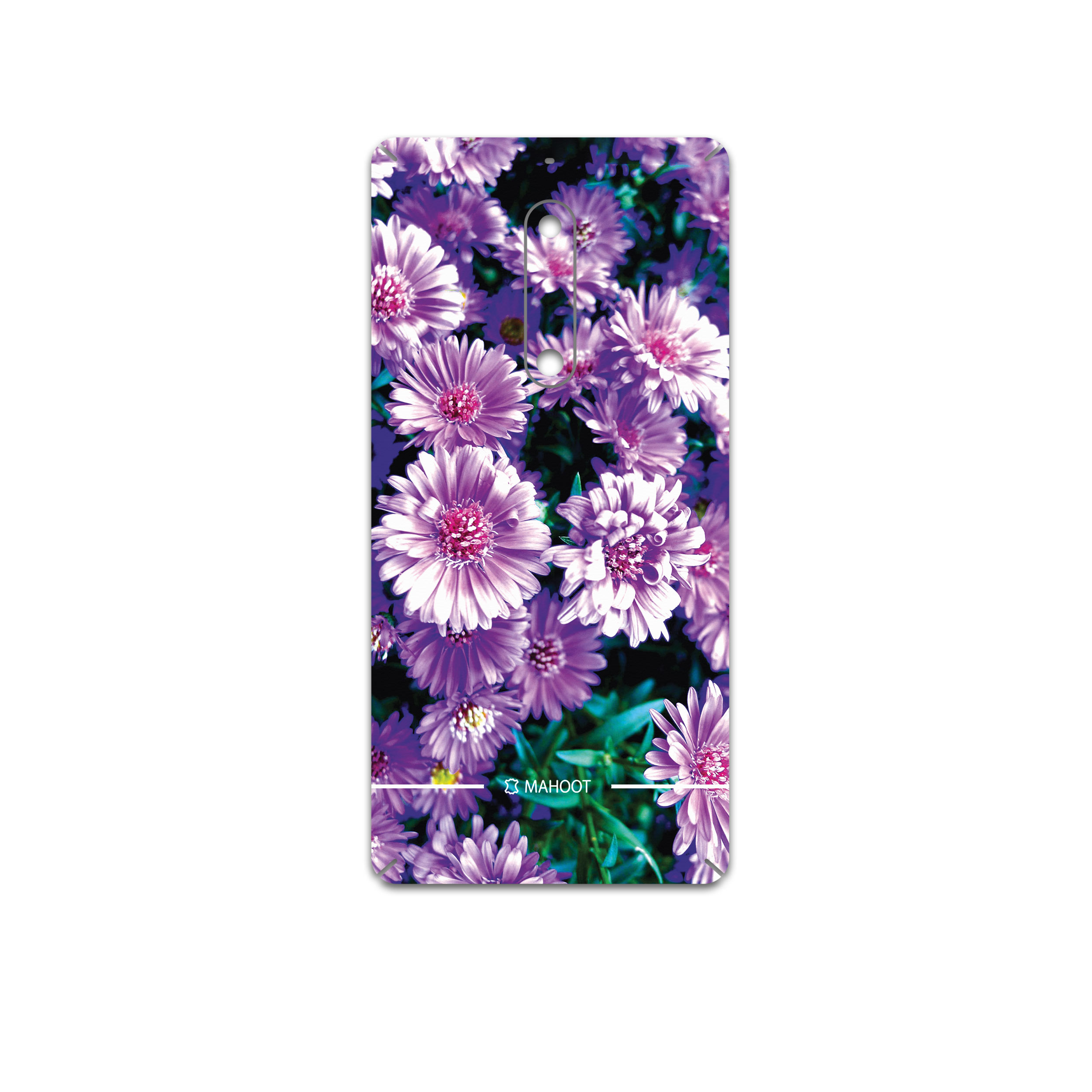 برچسب پوششی ماهوت مدل Purple-Flower مناسب برای گوشی موبایل نوکیا 5