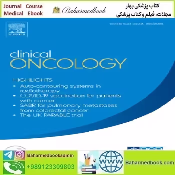 Clinical Oncology Volume 33 Issue 1 to 12 2021 TRU