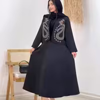 کت و دامن مازاراتی گلدوزی نهال