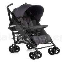 کالسکه بیکول شرکت jane اسپانیا مدل عصایی  گارددار با خواب کامل نوزادی و کاور باران و رنگ مشکی طوسی   becool street