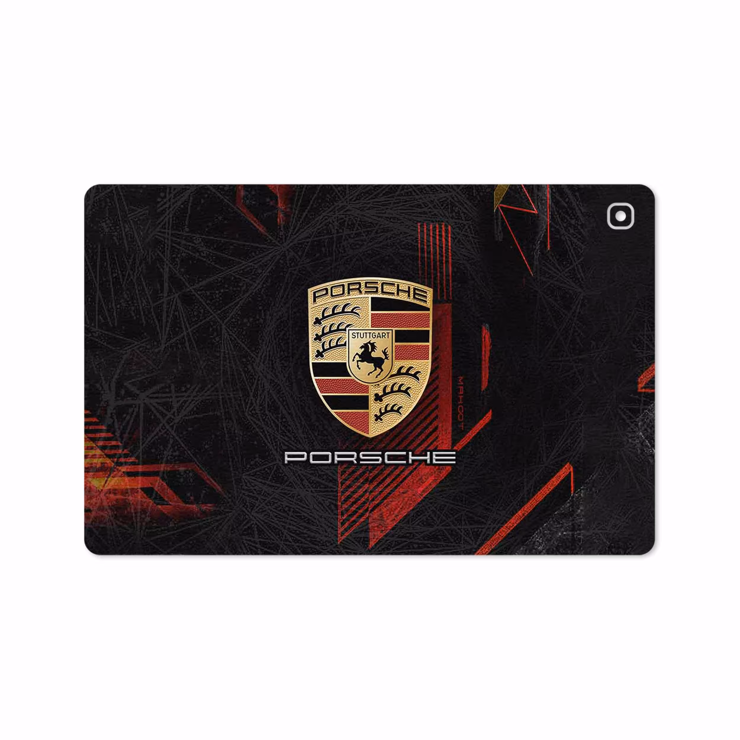 برچسب پوششی ماهوت مدل Porsche-Logo مناسب برای تبلت سامسونگ Galaxy Tab S5e 10.5 2019 T725