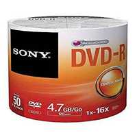 دی وی دی خام سونی کد 164 بسته 50 عددی