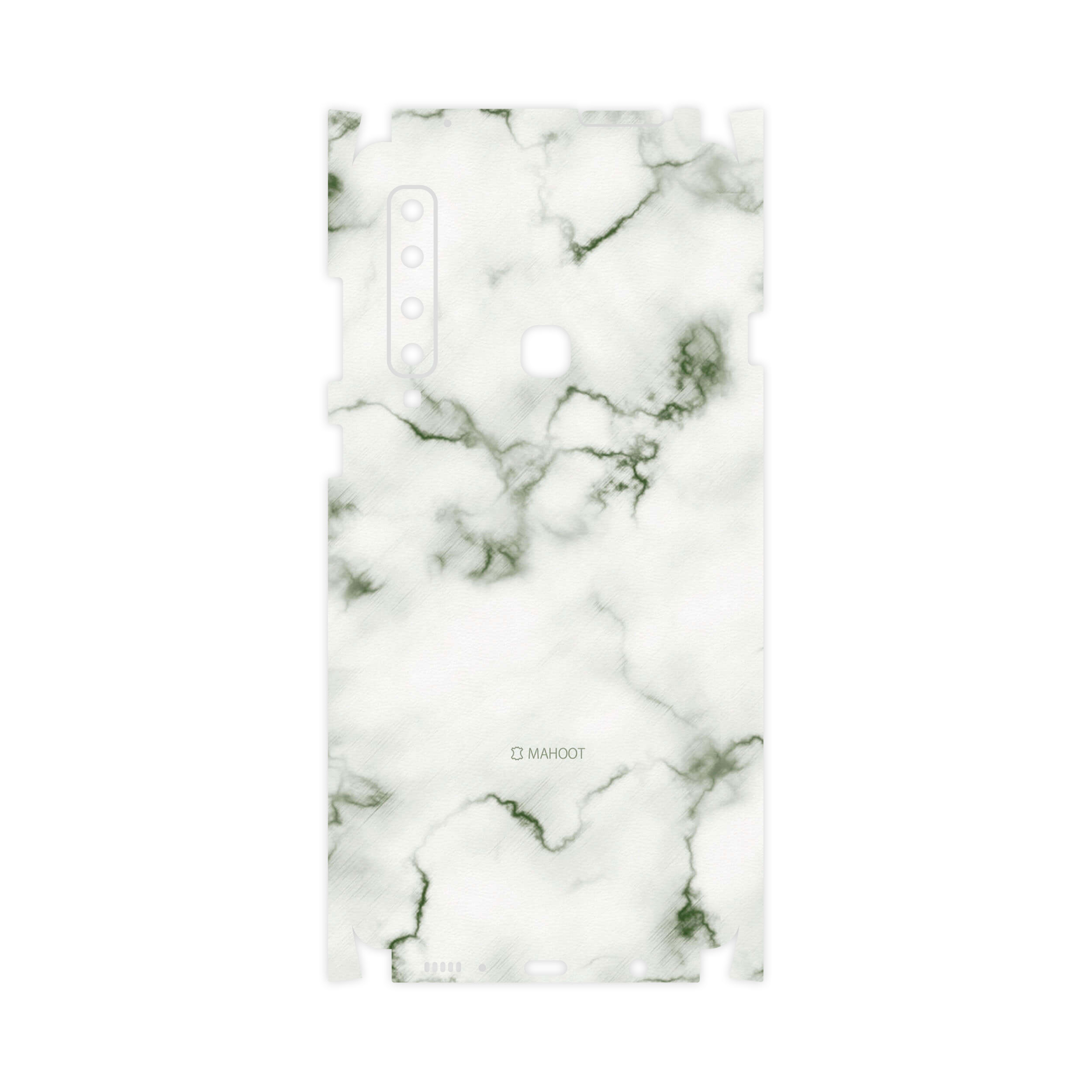 برچسب پوششی ماهوت مدل Blanco-Smoke-Marble-FullSkin مناسب برای گوشی موبایل سامسونگ Galaxy A9 2018
