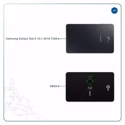 برچسب پوششی ماهوت مدل XBOX مناسب برای تبلت سامسونگ Galaxy Tab A 10.1 2016 T580