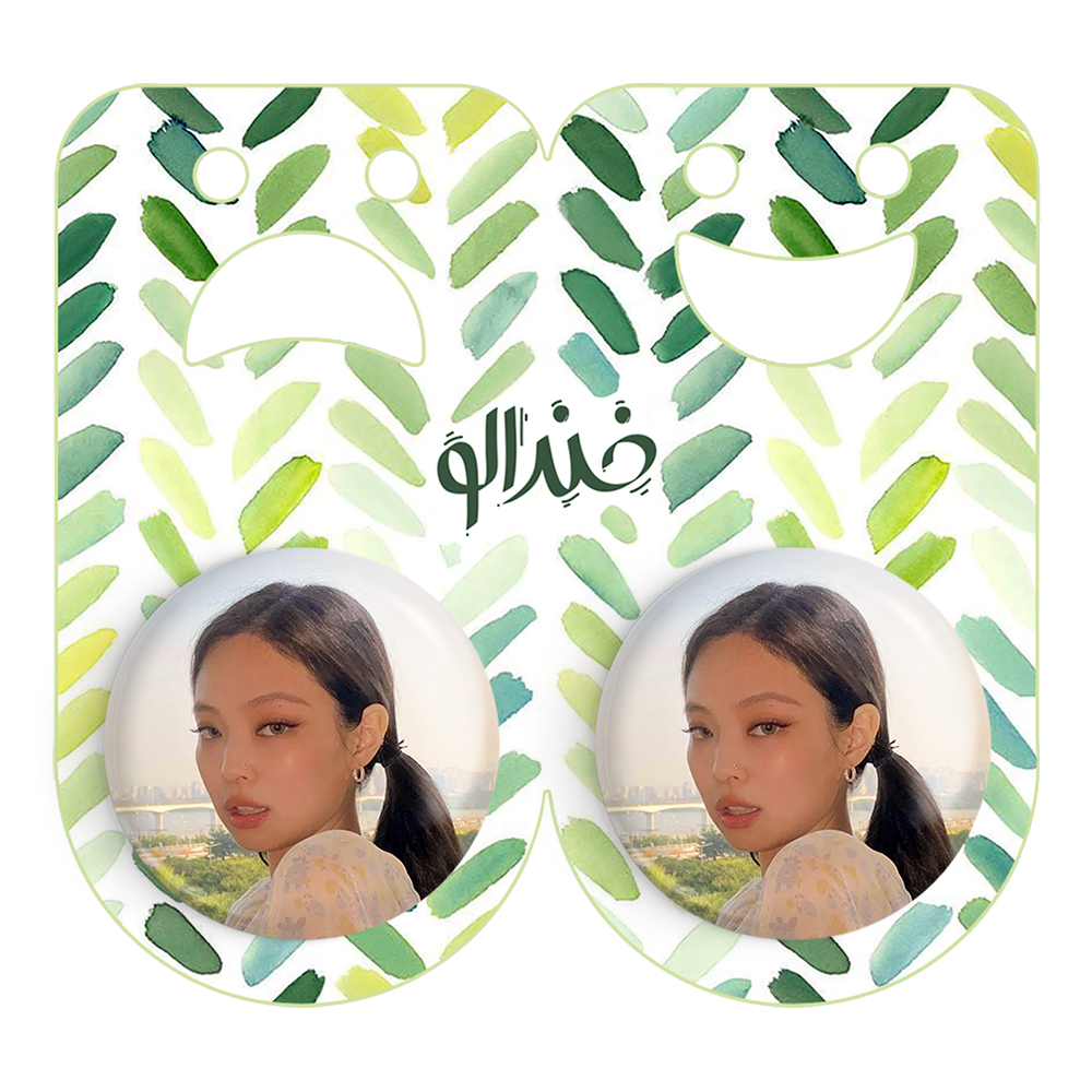 پیکسل خندالو مدل جنی بلک پینک کد 14075 به همراه مگنت