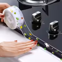 برچسب دور سینک شفاف طرح دار | amazonchi