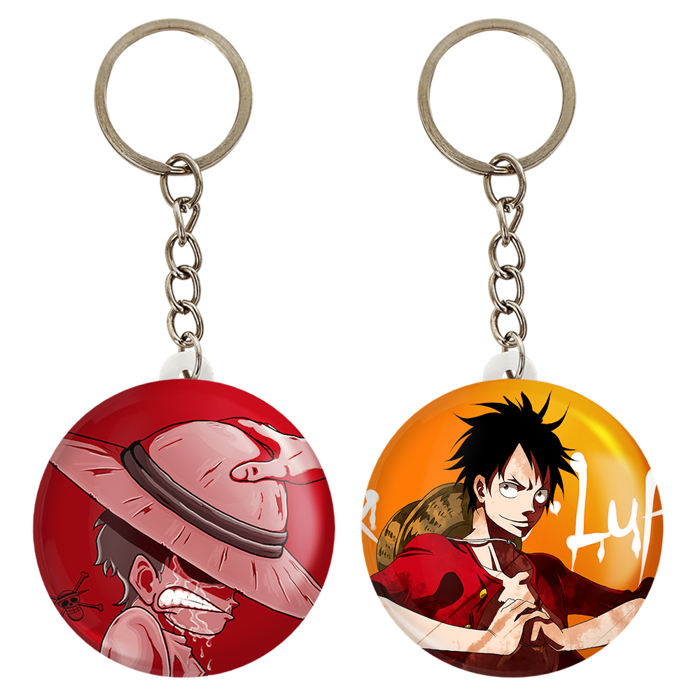 جاکلیدی خندالو مدل لوفی انیمه وان پیس کد 1725817260 مجموعه 2 عددی