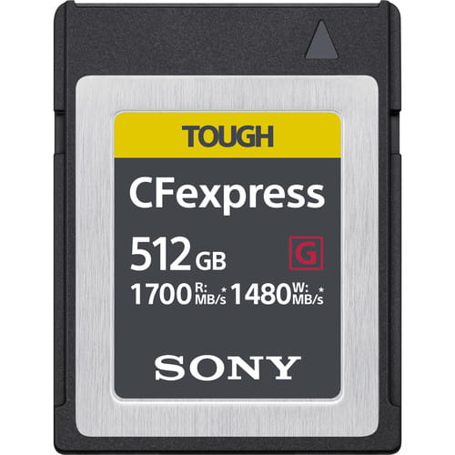 کارت حافظه سونی Sony 512GB CFexpress Type B TOUGH خرید | قیمت - اگزیف