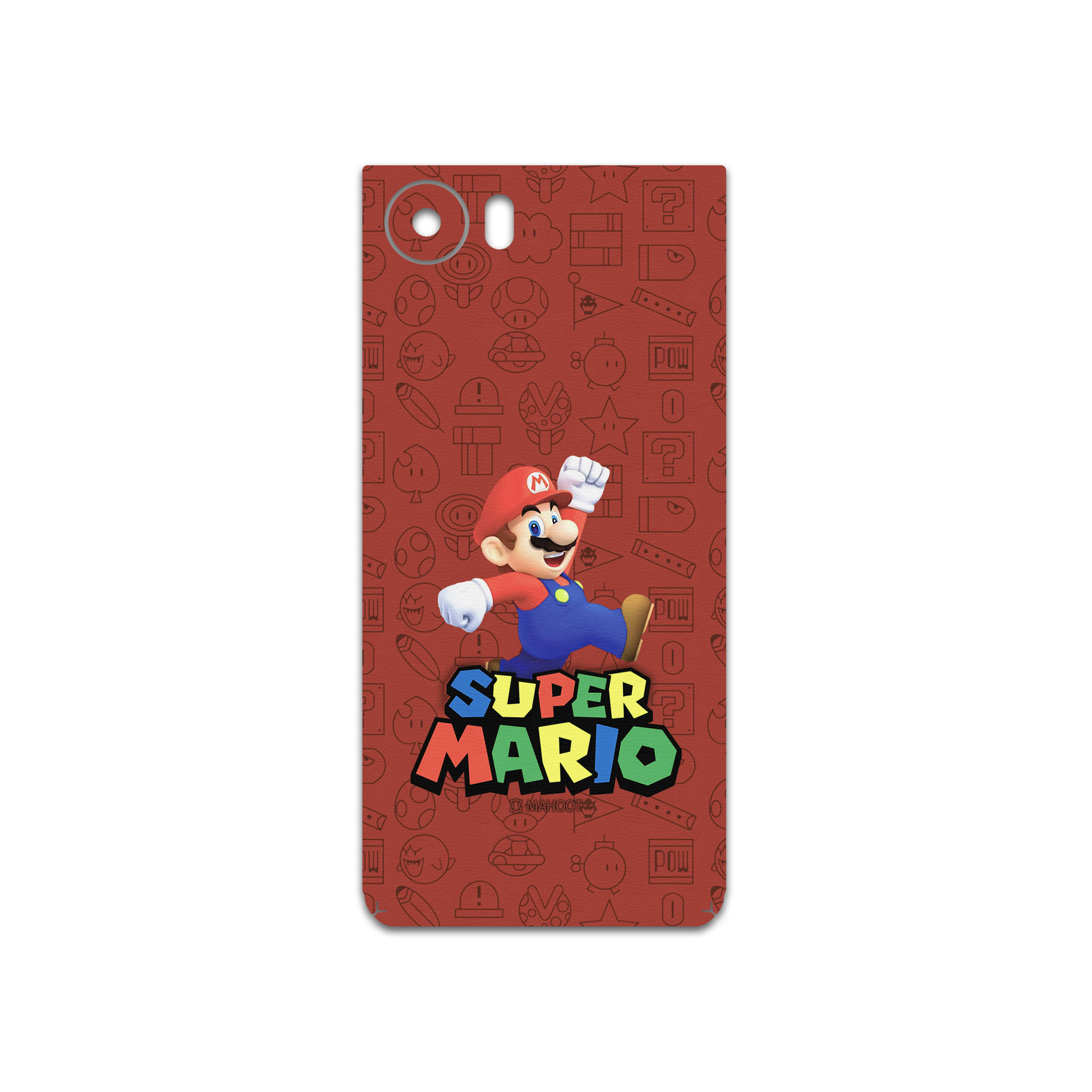 برچسب پوششی ماهوت مدل Super-Mario-Game مناسب برای گوشی موبایل بلک بری Keyone-DTEK70