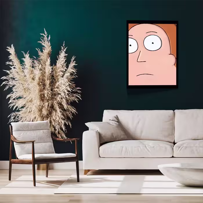 تابلو مدل Rick &amp; Morty کد F-1045