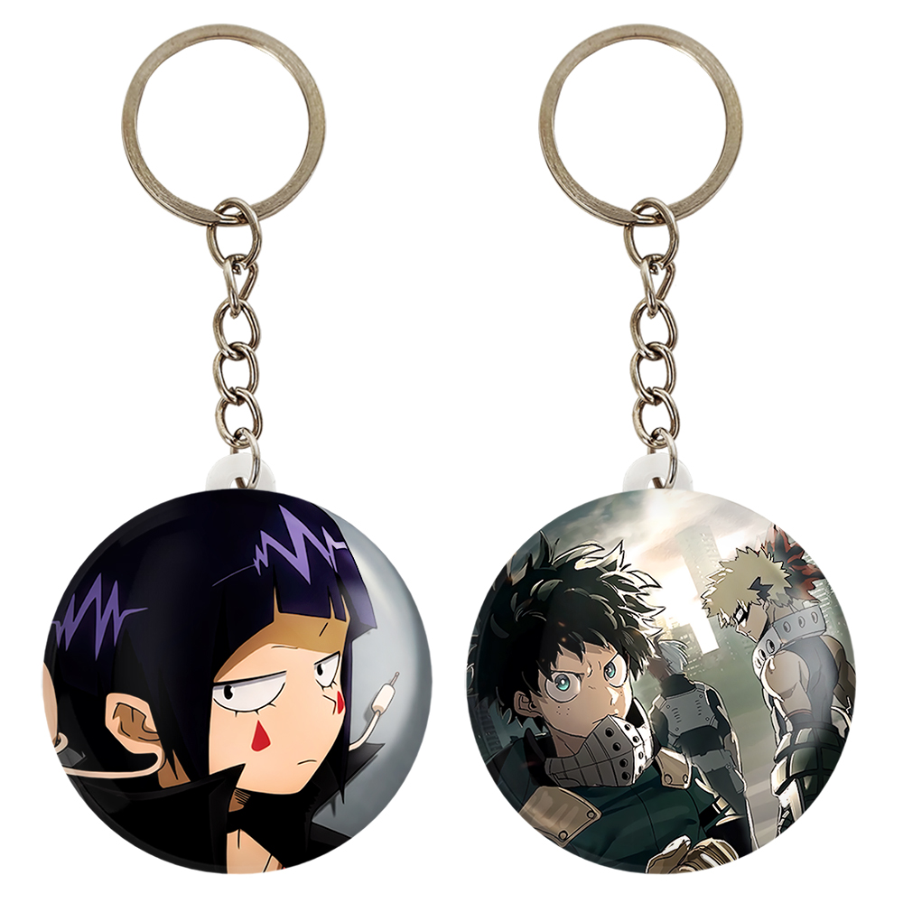 جاکلیدی خندالو مدل میدوریا و کیوکا جیرو انیمه آکادمی قهرمان من کد 1159411593 مجموعه 2 عددی