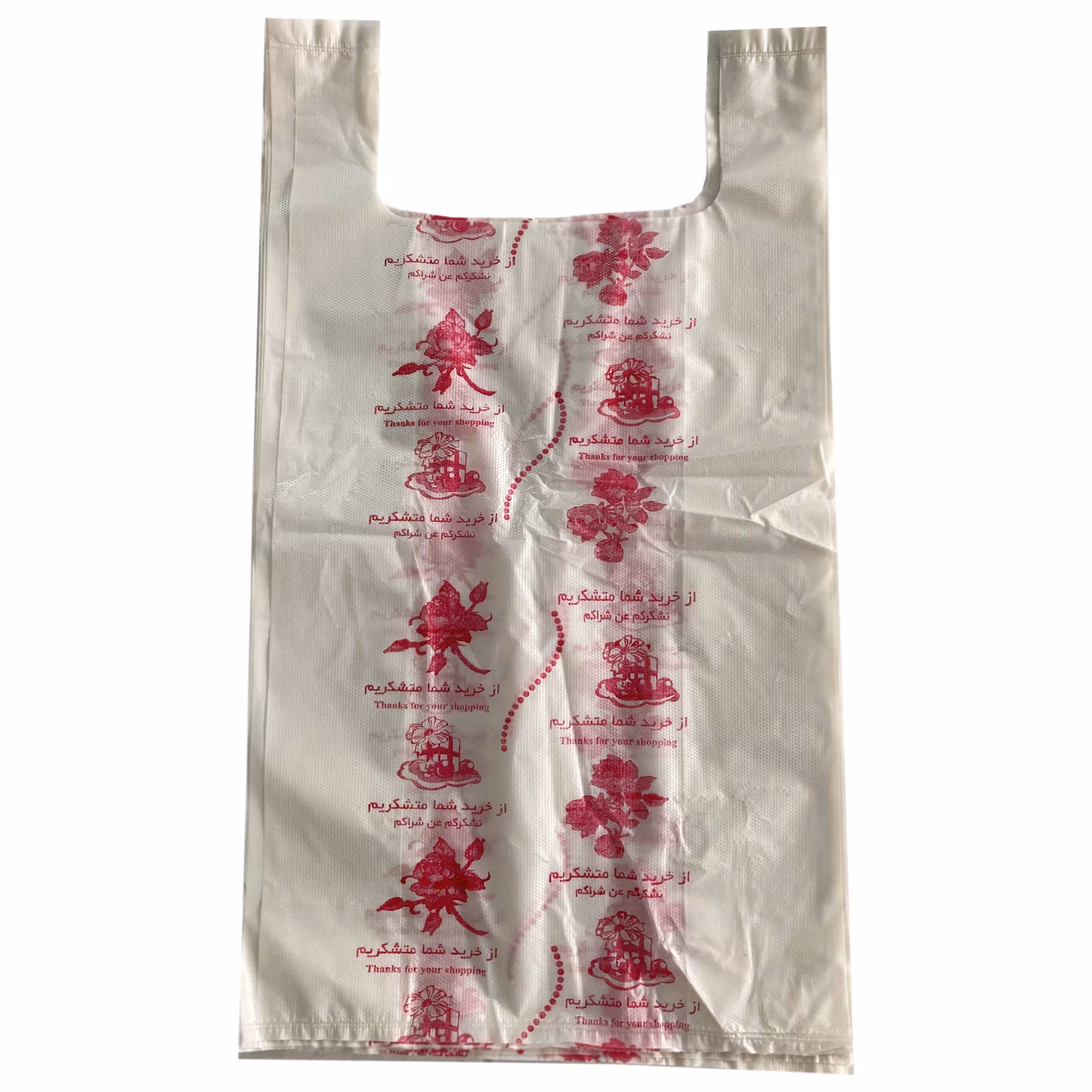 نایلون بسته بندی مدل دسته دار بسیار ضخیم کد 65.75 بسته 25 عددی