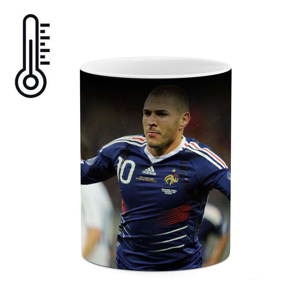 ماگ حرارتی طرح فوتبالیست Karim benzema مدل mgph12376
