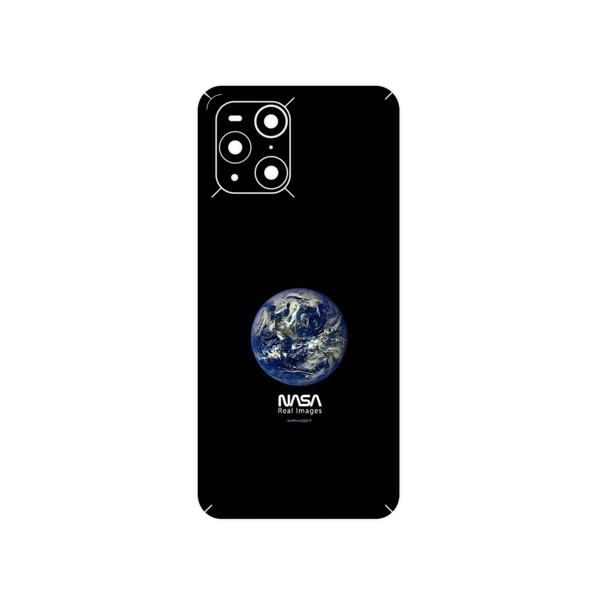 برچسب پوششی ماهوت مدل NASA Home Earth مناسب برای گوشی موبایل اپو Find X3 Pro