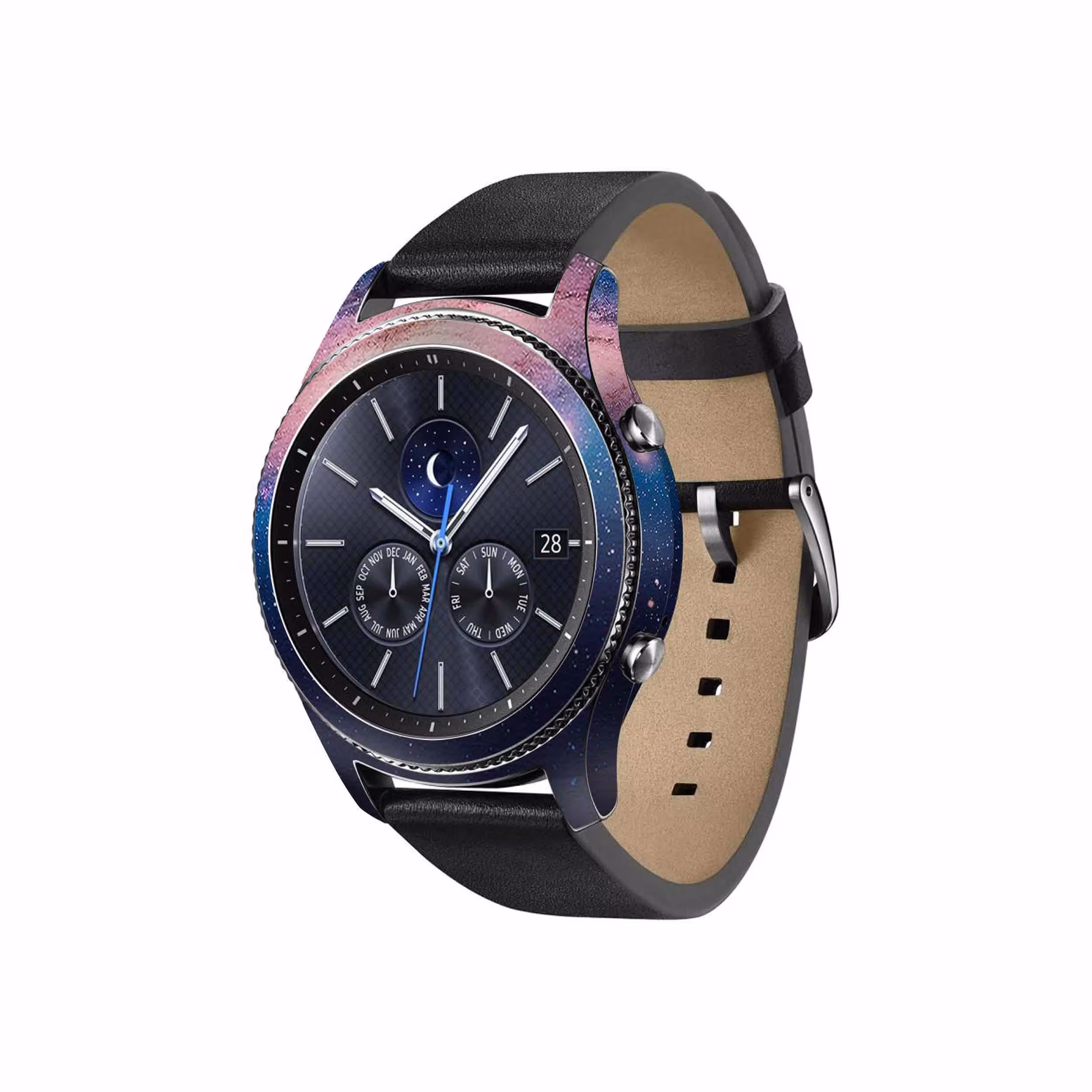 برچسب ماهوت طرح Universe-by-NASA-4 مناسب برای ساعت هوشمند سامسونگ Galaxy Gear S3 Classic