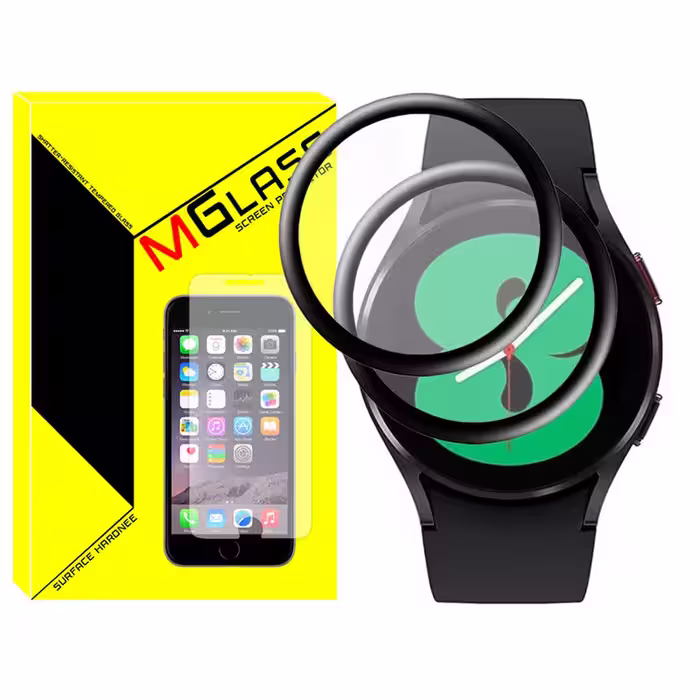محافظ صفحه نمایش نانو ام‌گلس مدل NMG مناسب برای ساعت هوشمند سامسونگ Galaxy Watch 4 40mm بسته دو عددی | کالا برتری