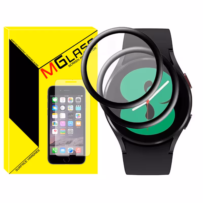 محافظ صفحه نمایش نانو ام‌گلس مدل NMG مناسب برای ساعت هوشمند سامسونگ Galaxy Watch 4 40mm بسته دو عددی | کالا برتری