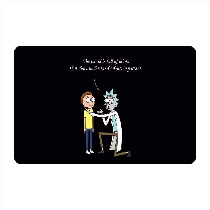 ماوس پد طرح ریک اند مورتی - rick and morty مدل mpb565