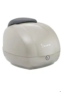 کیف موتورسیکلت نود موتور Gts Super 125 300 Bright Beigel Topcase 36L رنگ بژ Avvolgente Q01 وسپا Vespa