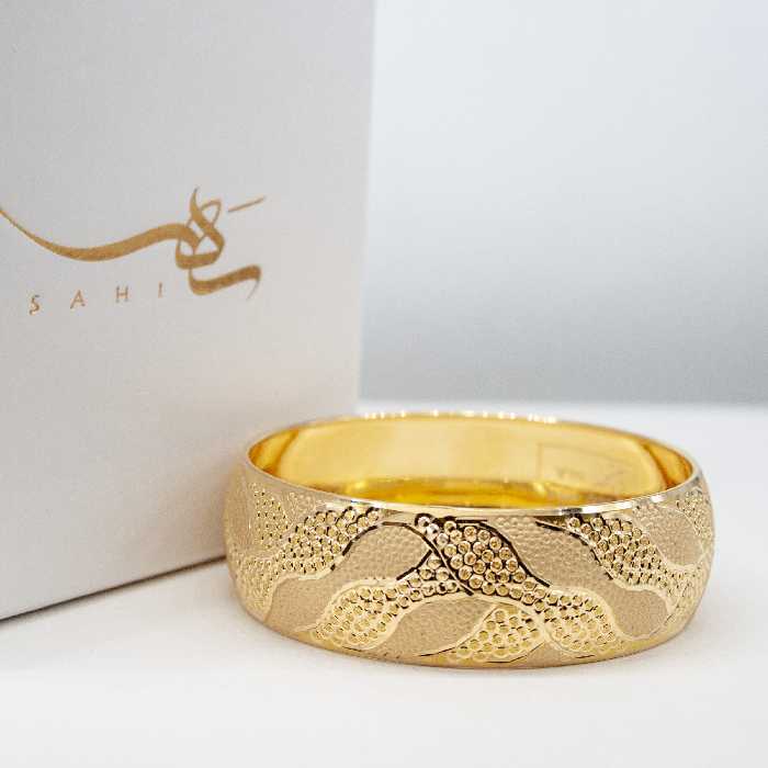 النگو طلا 18 عیار زنانه سهی مدل VB53-1