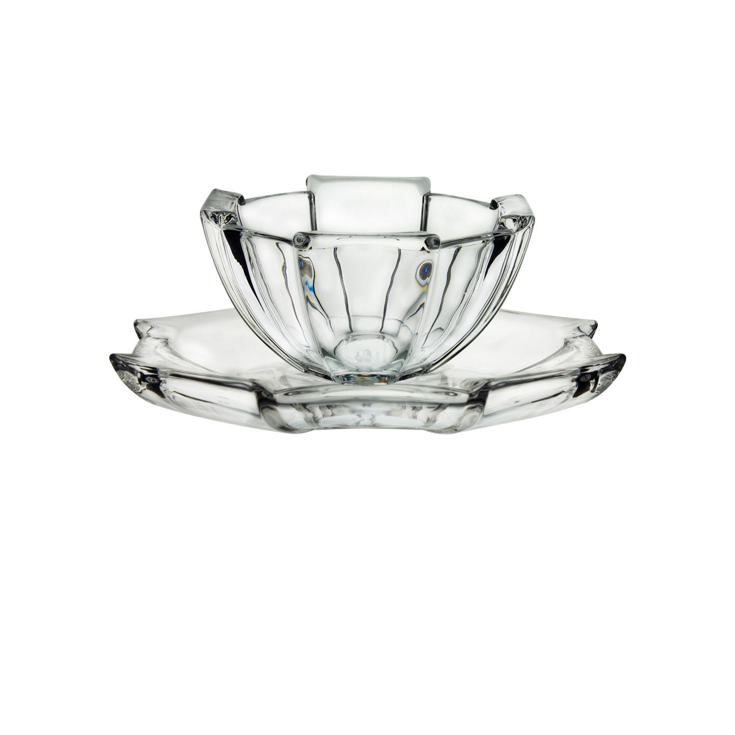 ست پیاله و پیش دستی 12 پارچه والریا مدل لئوپارد