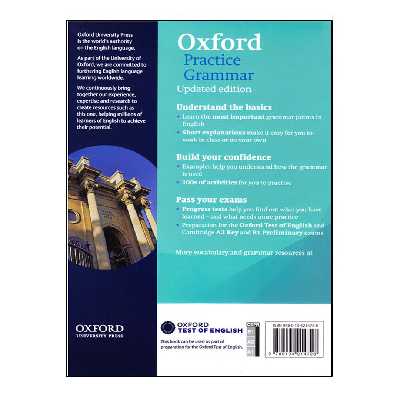کتاب Oxford Practice Grammar Updated Edition اثر جمعی از نویسندگان انتشارات الوندپویان سه جلدی