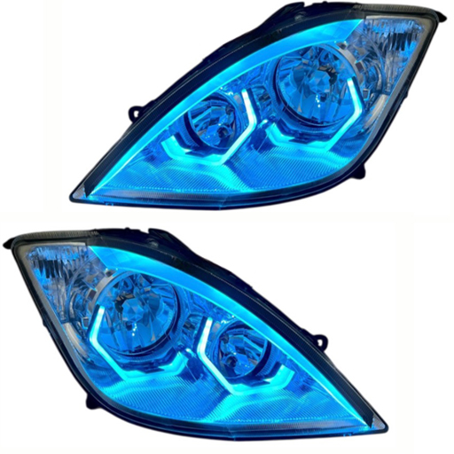 خرید چراغ جلو تیبا طرح BMW ابروسه بعدی (چپ و راست) آبی یخی | اتوموبی