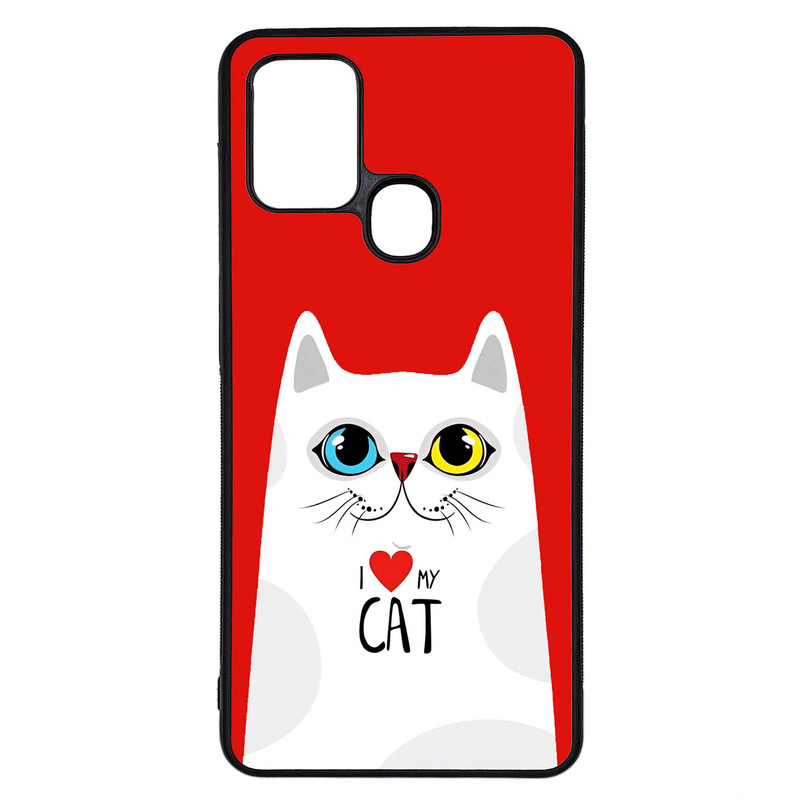 کاور طرح گربه کد G-109 مناسب برای گوشی موبایل سامسونگ Galaxy A21s | دیجی قاب دونی