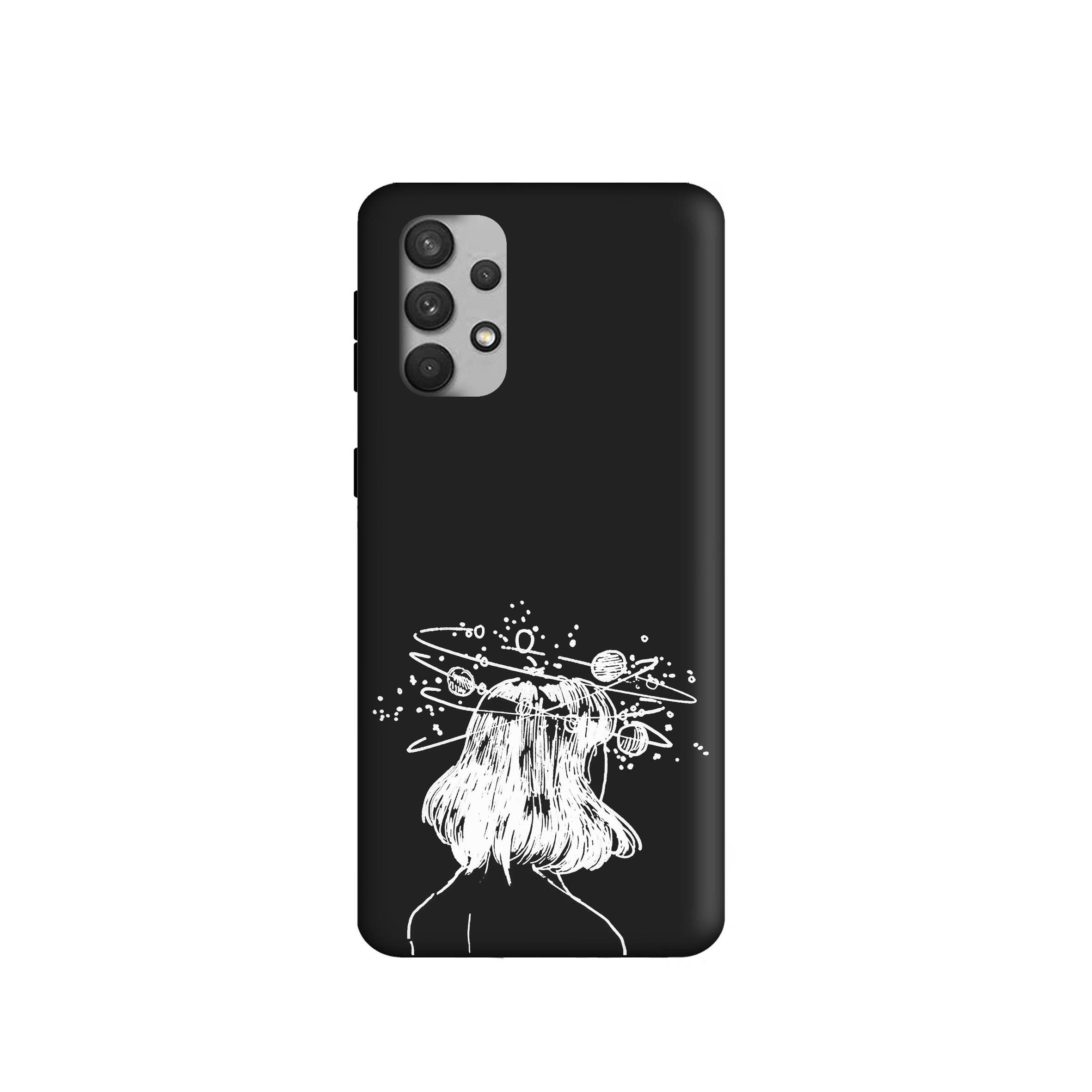 کاور طرح دخترانه مینیمال کد 1151 مناسب برای گوشی موبایل سامسونگ Galaxy A32 4G