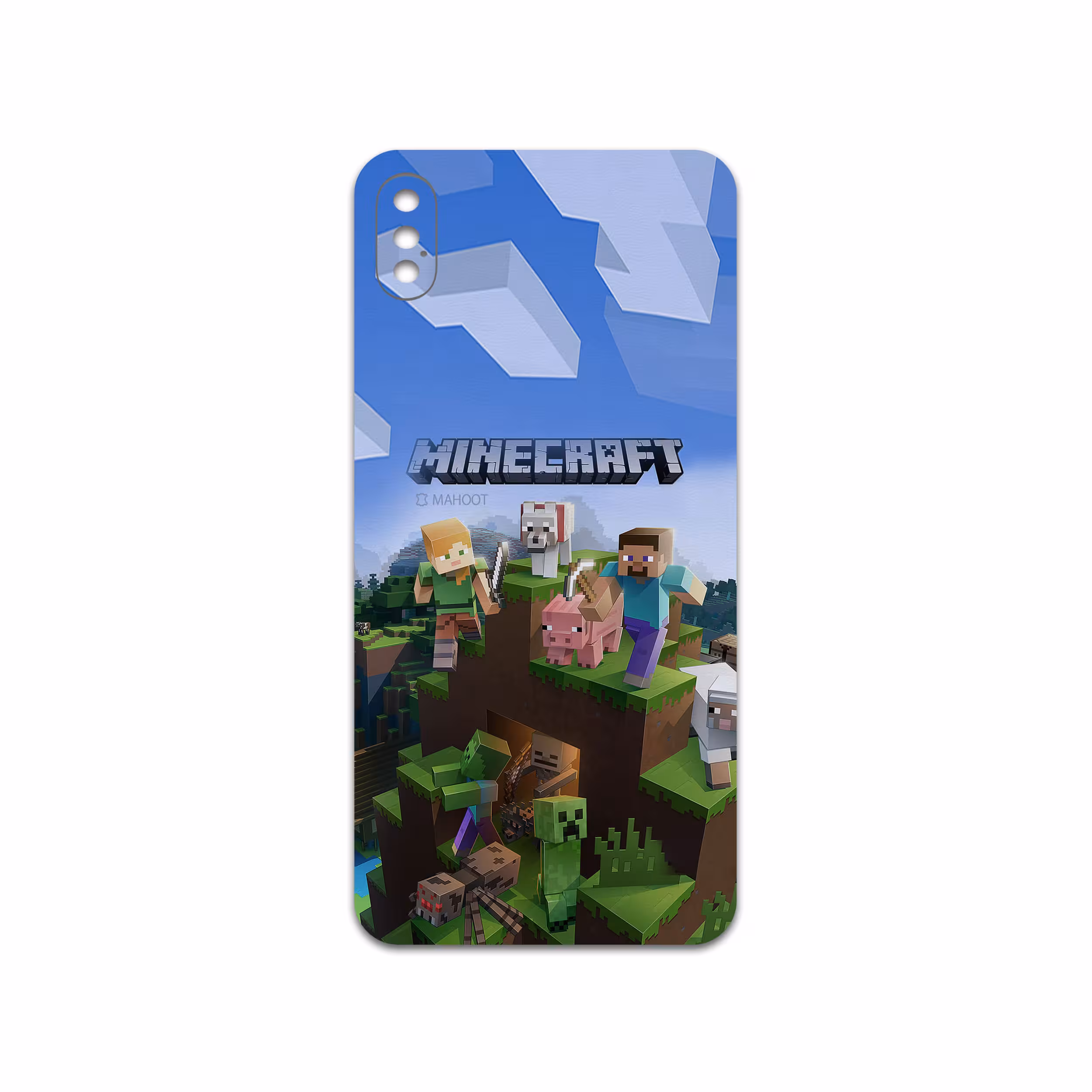 برچسب پوششی ماهوت مدل Minecraft-Game مناسب برای گوشی موبایل اپل iPhone XS Max