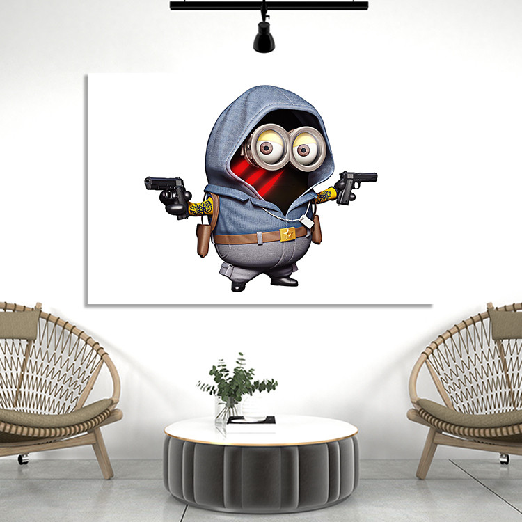 تابلو شاسی مدل مینیون کد 76 | دنیای قاب