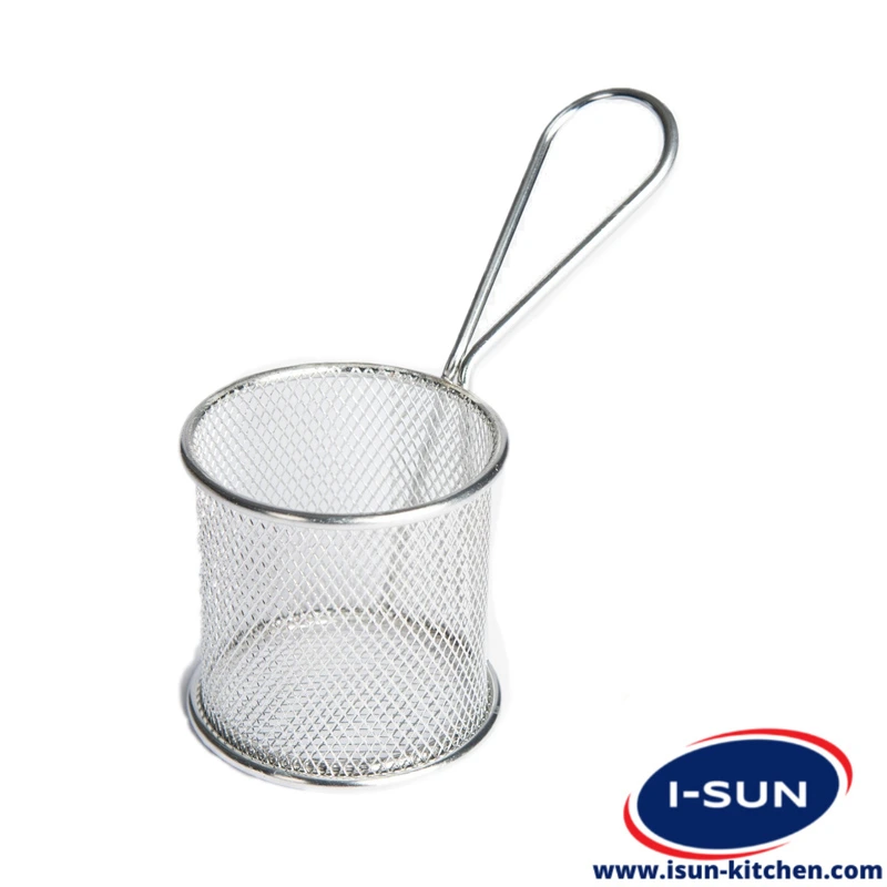 سبد سرو استوانه استیل - فروشگاه آیسان