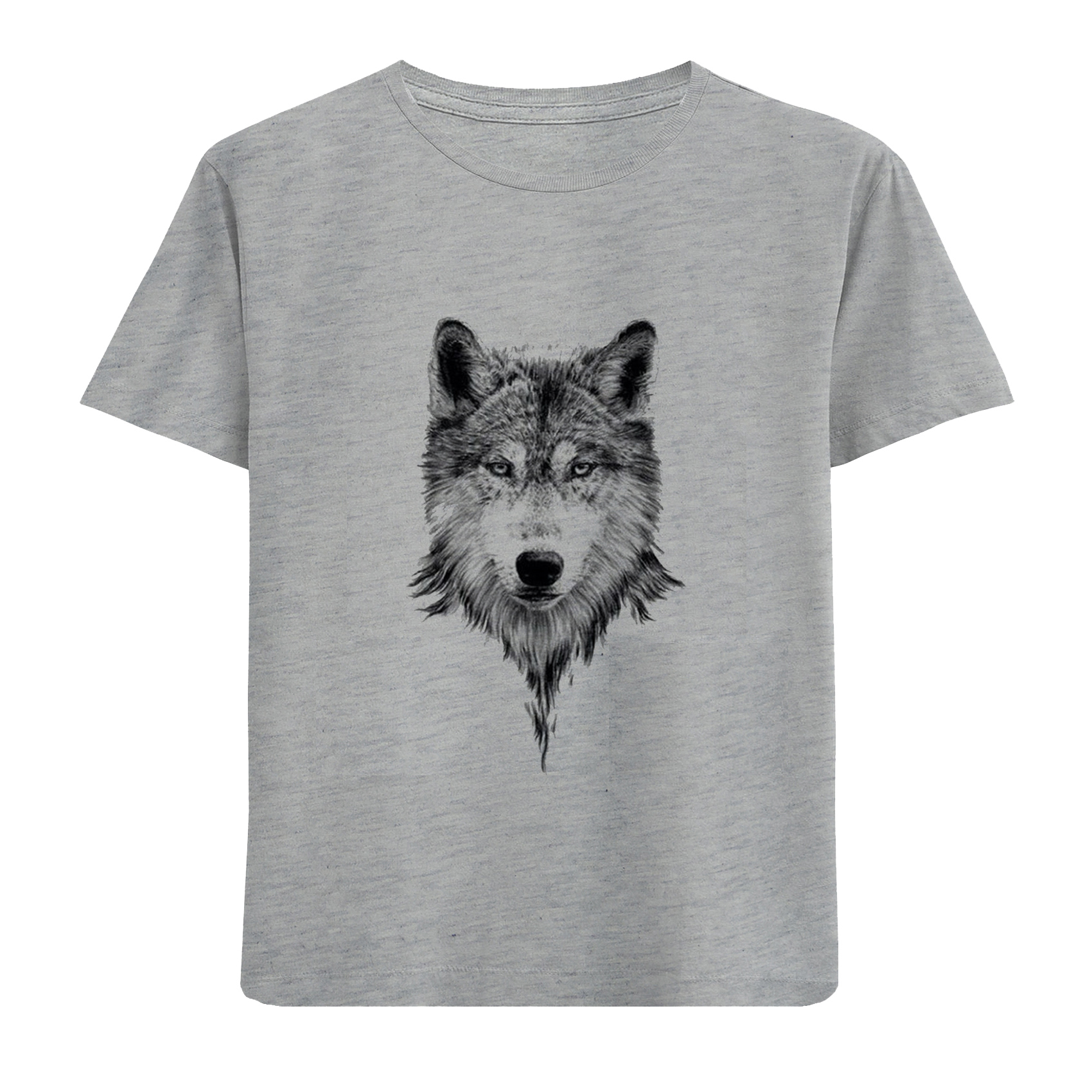 تی شرت آستین کوتاه بچگانه مدل گرگی D181