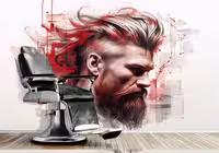 پوستر برای آرایشگاه مردانه HQ-2099