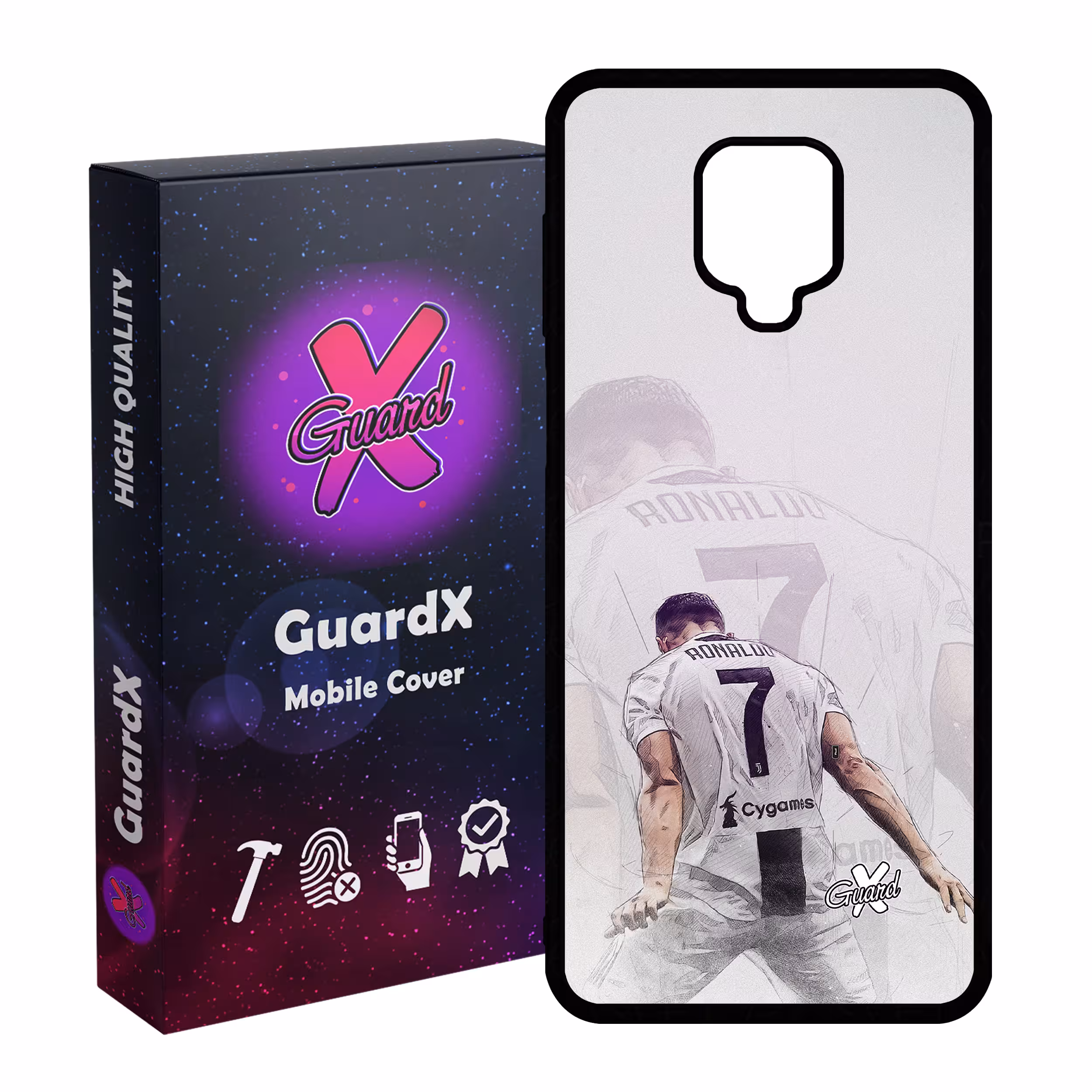 کاور گارد ایکس مدل Glass10189 مناسب برای گوشی موبایل شیائومی Redmi Note 9S / Note 9 Pro / Note 9 Pro Max