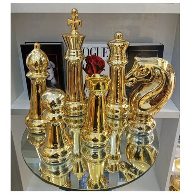 دکوری شطرنج  سایز متوسط بسته 6 عددی