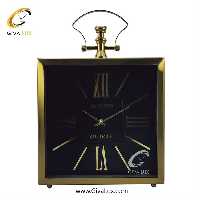 ساعت رومیزی اورجینال آرتمیس آلیاژ فلزی طلایی| کد رفرنس 20045، مدل: 2030Gold Black