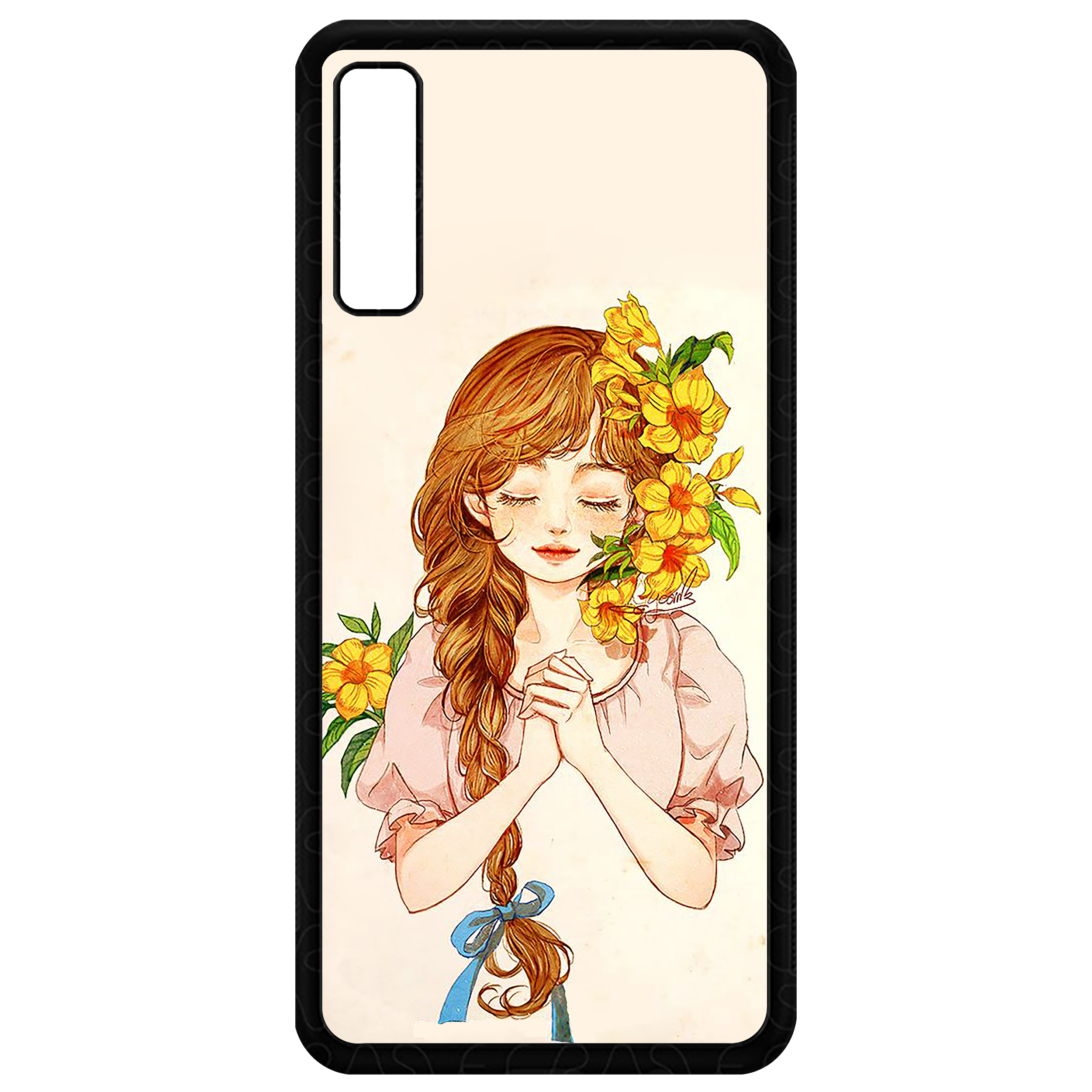 کاور طرح دختر مدل CHL50317 مناسب برای گوشی موبایل سامسونگ Galaxy A30s / A50 / A50s