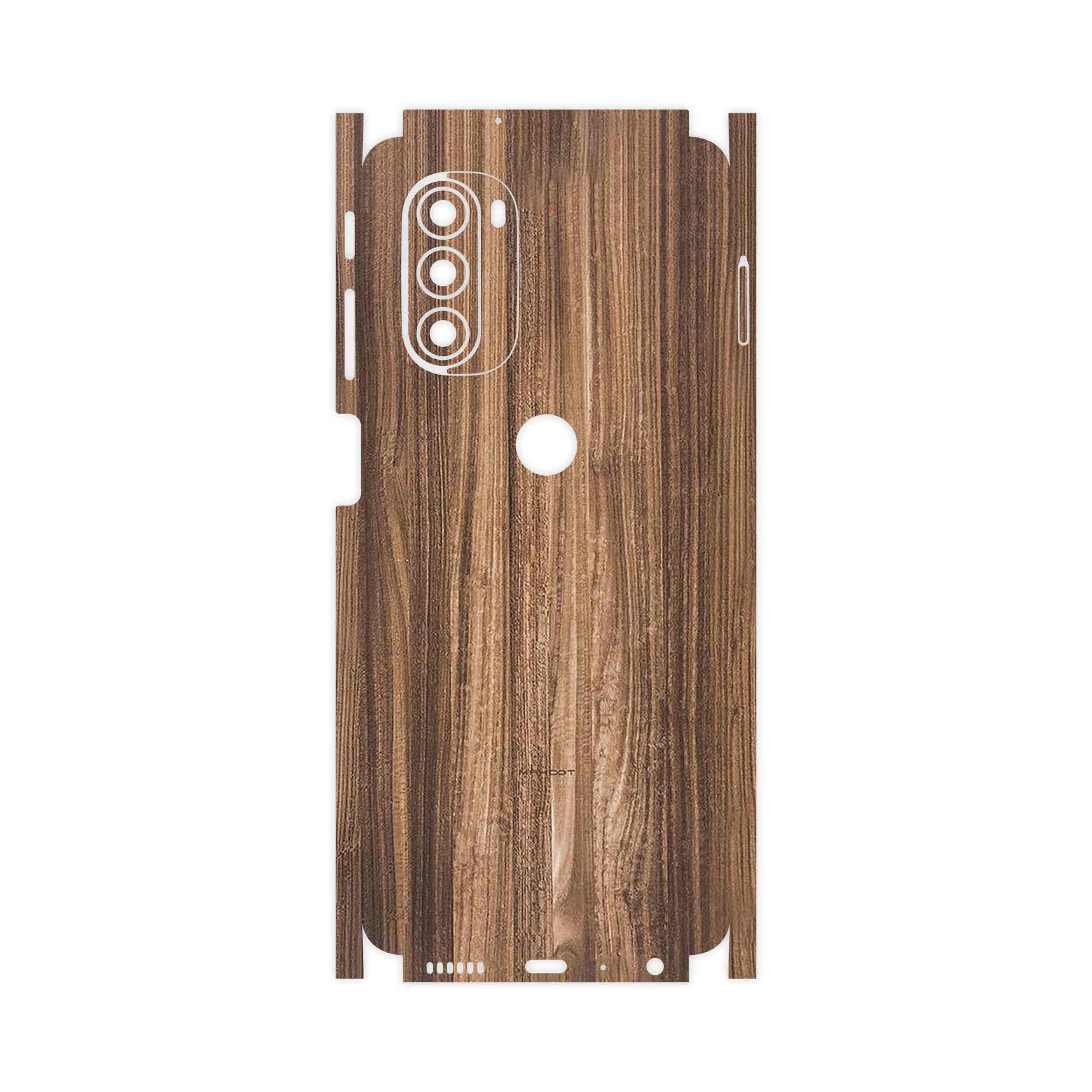 برچسب پوششی ماهوت مدل Light_Walnut_Wood-FullSkin مناسب برای گوشی موبایل موتورولا Moto G51 5G